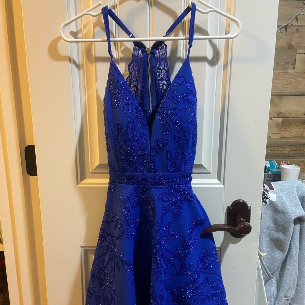 Blue dress